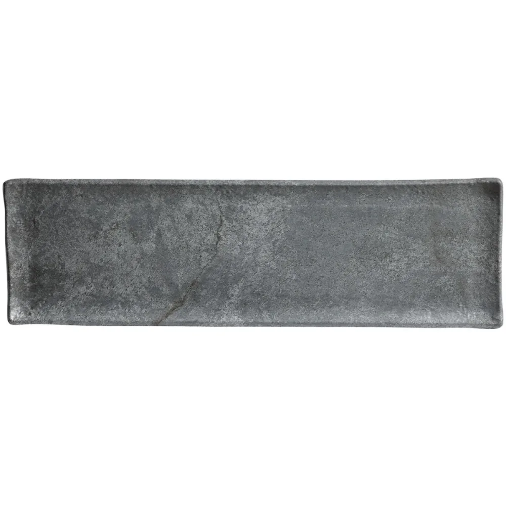 VEGA Platte Clawson mit Rand; GN 2/4, 53x16.2x2 cm (LxBxH); grau; rechteckig; 3 Stück / Pack
