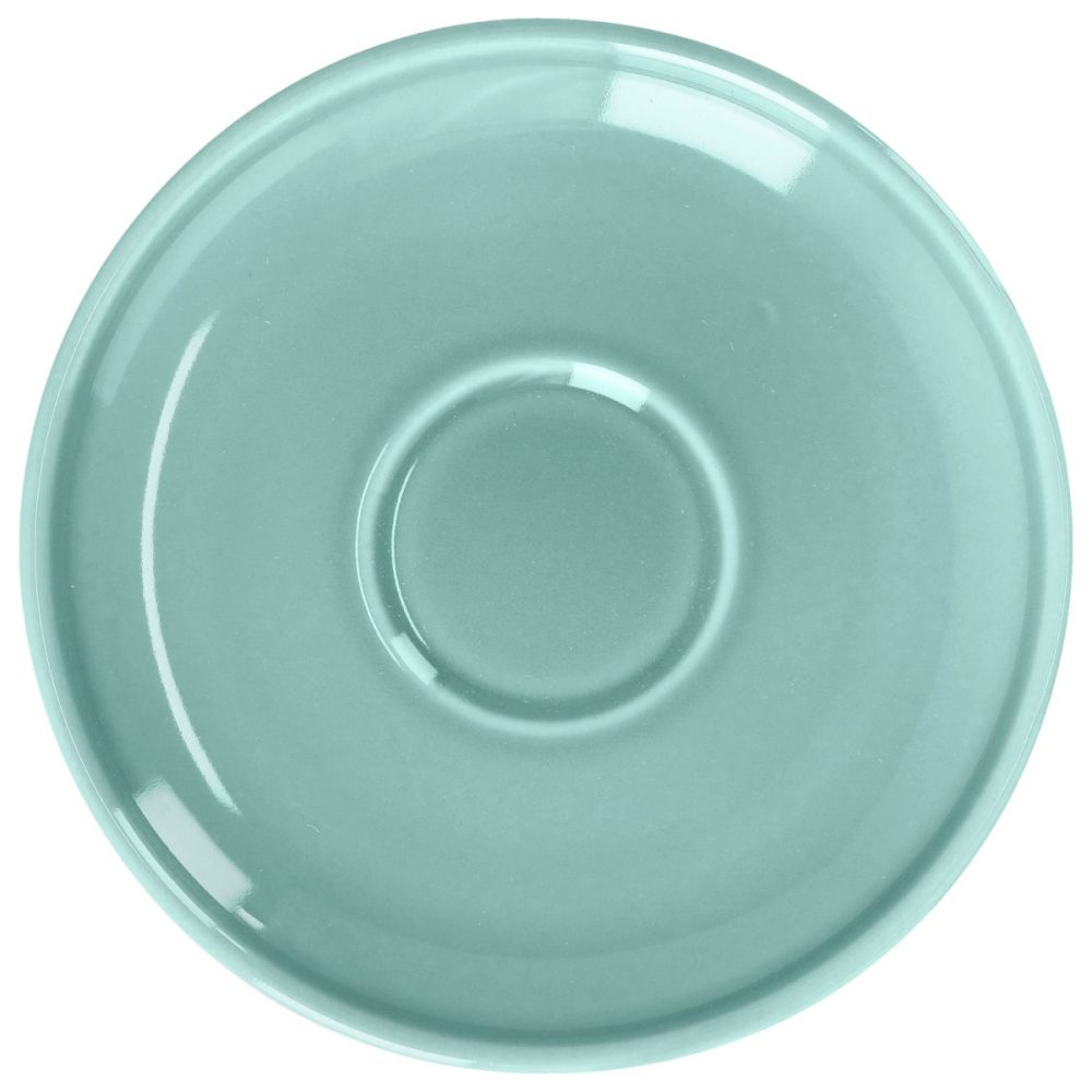 VEGA Espresso-Untertasse Alegria; 12 cm (Ø); türkis; 6 Stück / Pack