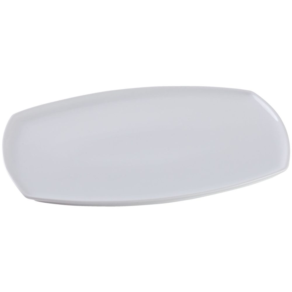 PULSIVA Servierplatte Dunga; 23.5x15.5x1.7 cm (LxBxH); weiss; 6 Stück / Pack