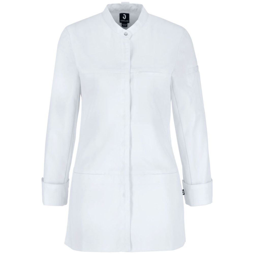 JOBELINE Damen Kochjacke Raphael Langarm; Kleidergrösse 34; weiss