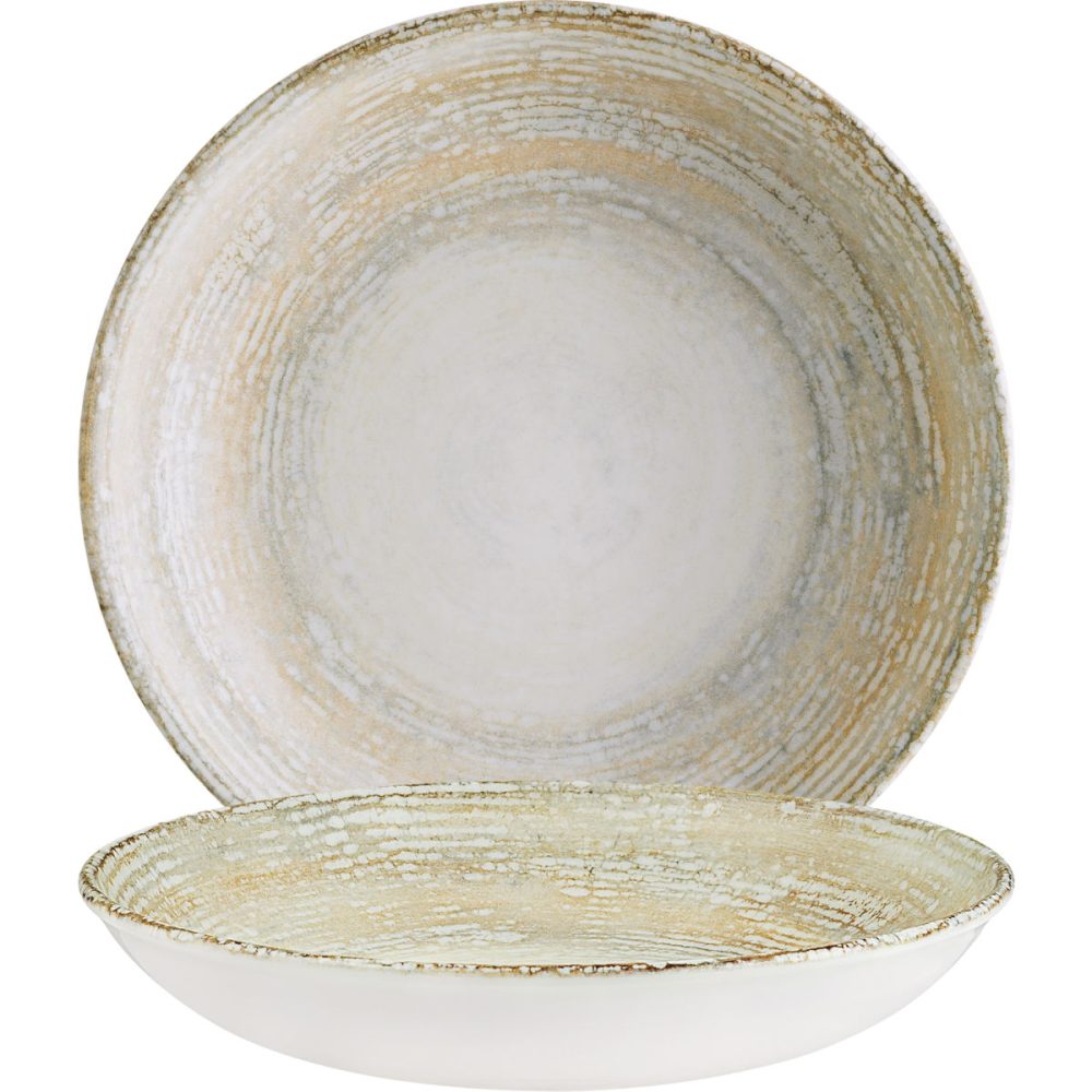 Bonna Teller tief Patera; 1000 ml, 23x4 cm (ØxH); weiss/beige; rund; 6 Stück / Pack