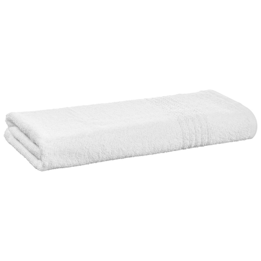 ERWIN M. Duschtuch Classico mit Bordüre; 70x140 cm (BxL); weiss; 5 Stück / Pack