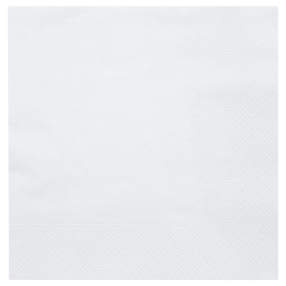 GARCIA DE POU Papierserviette 2-lagig; 39x39 cm (BxL); weiss; 100 Stück / Pack