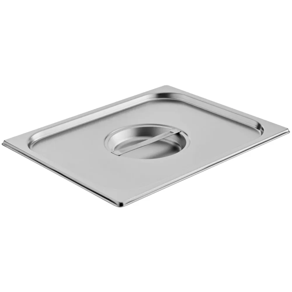 VEGA GN-Deckel Premium ohne Aussparung 1/2; GN 1/2; silber; rechteckig