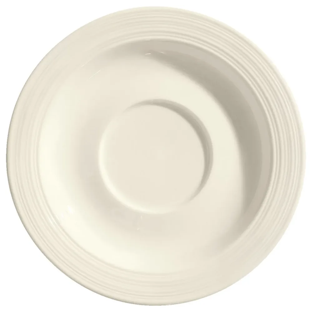 VEGA Milchkaffee-Untertasse Skyline; 16.5 cm (Ø); cremeweiss; rund; 6 Stück / Pack
