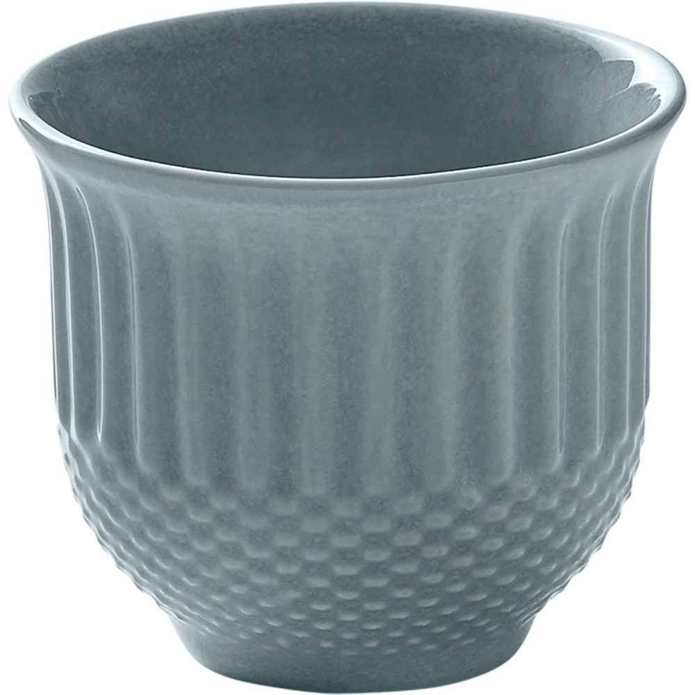 HEART&SOUL Becher Pine Relief 0,3l; 300 ml, 9x8 cm (ØxH); hellblau; 6 Stück / Pack