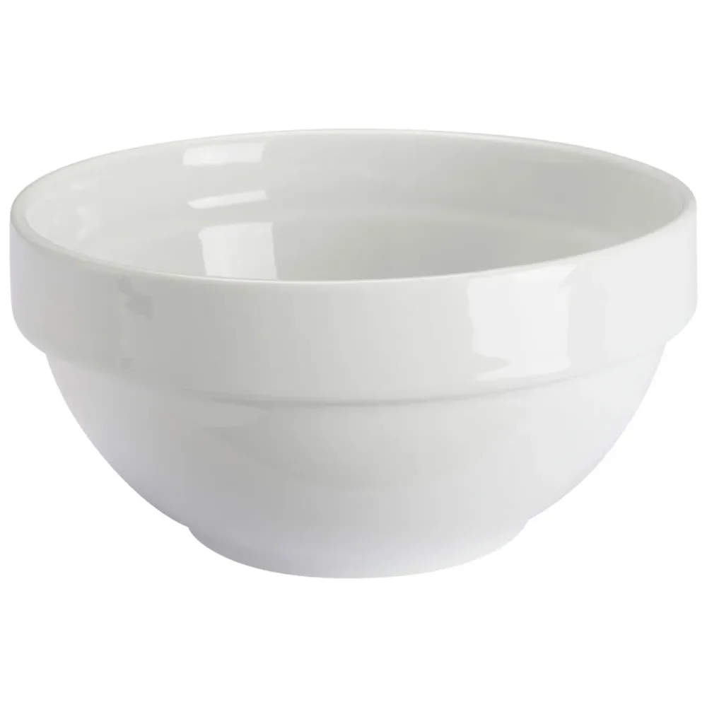 PULSIVA Vorteilspack Porzellan-Schüssel Sao Paulo 42-teilig; 350 ml, 12x6 cm (ØxH); weiss; rund; 42 Stück / Pack