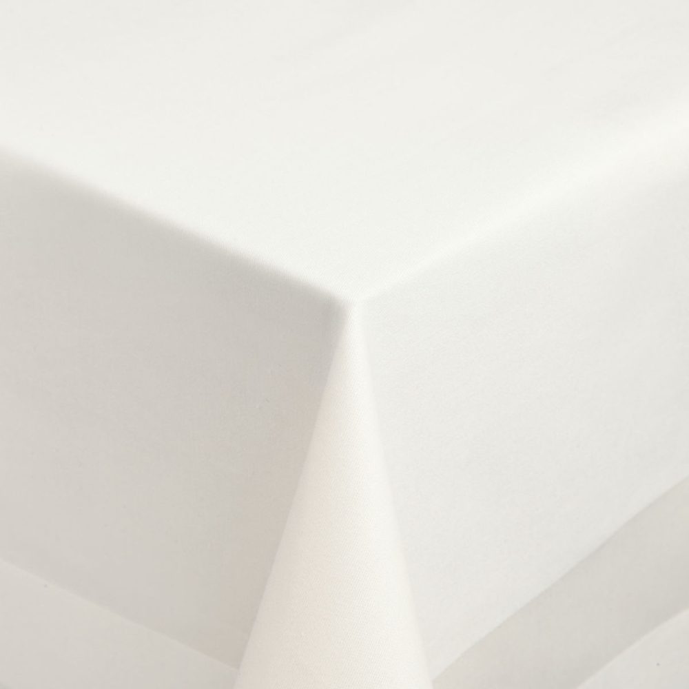 ERWIN M. Tischdecke Atlanta-Fox; 170x280 cm (BxL); weiss; rechteckig