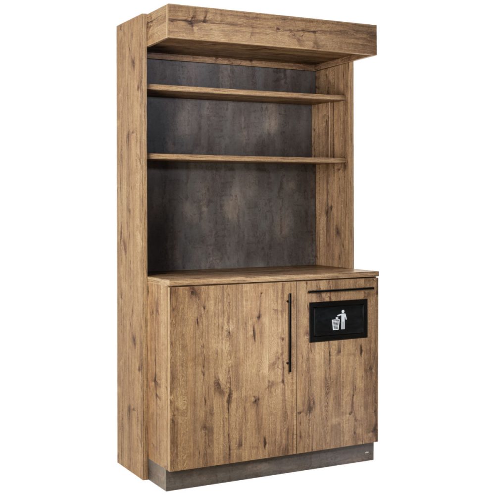 VEGA Servicestation Baristo Classic, mit Abfallsystem; 115x62x216 cm (BxTxH); eiche antik