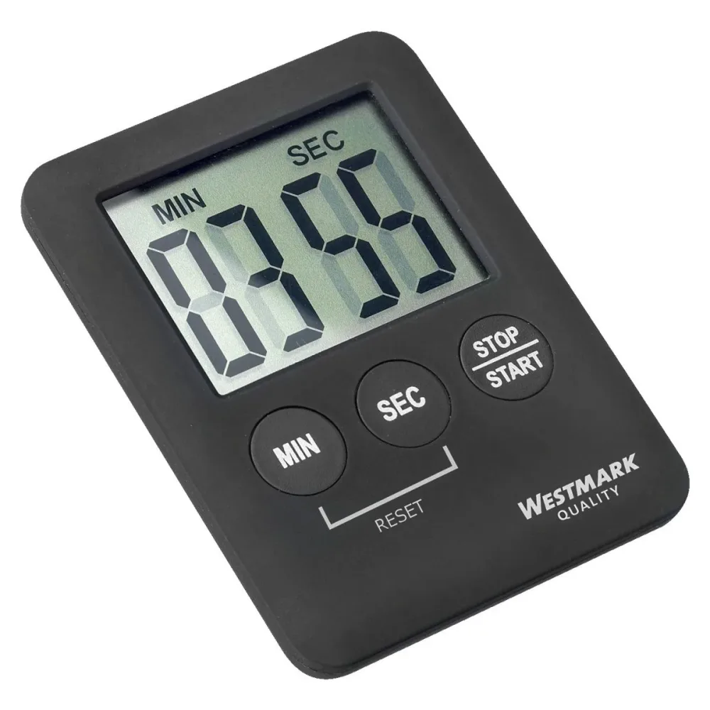 Westmark Kurzzeitmesser Digital; 7x5.3x0.8 cm (LxBxH); schwarz