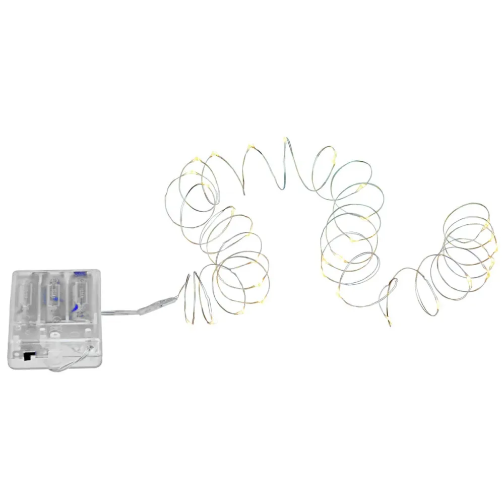 LED-Lichterkette Ananda; 330 cm (L); transparent; 2 Stück / Pack