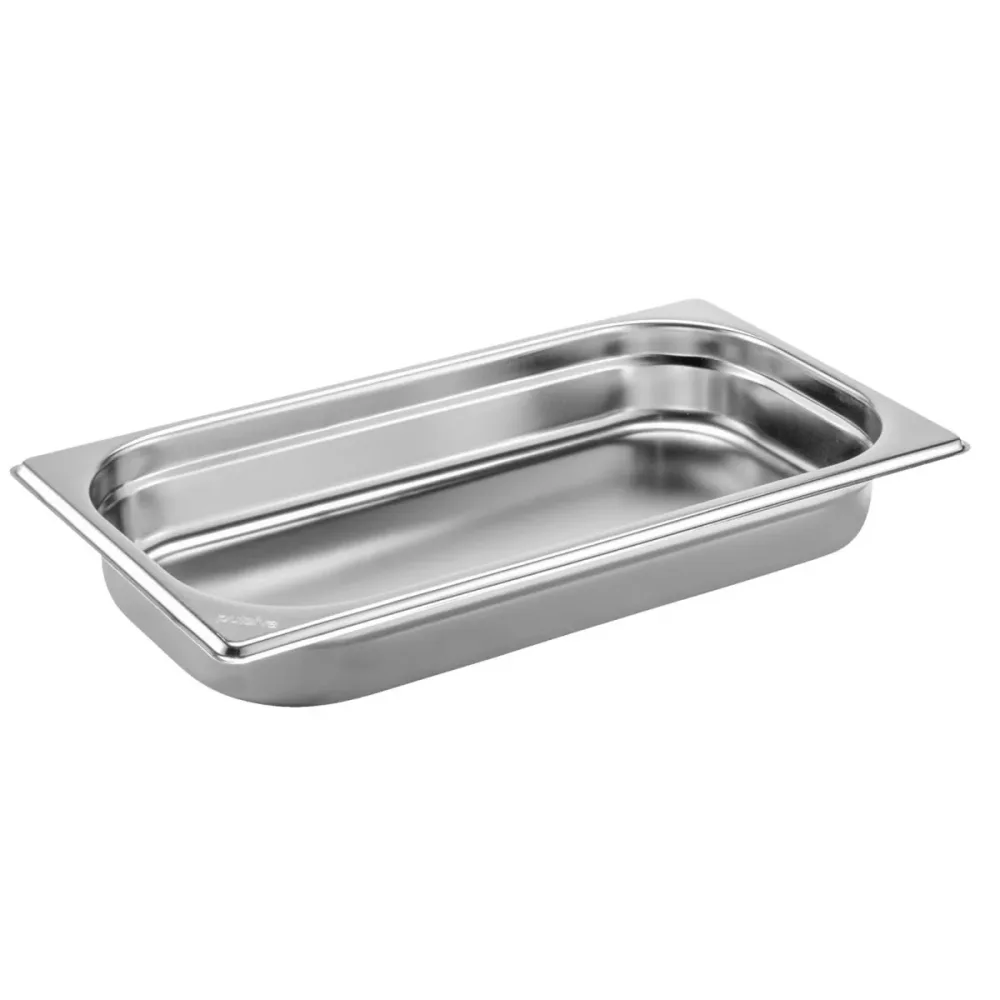 PULSIVA GN-Behälter 1/3 Basic; GN 1/3, 1500 ml, 32.5x17.6x4 cm (LxBxT); silber