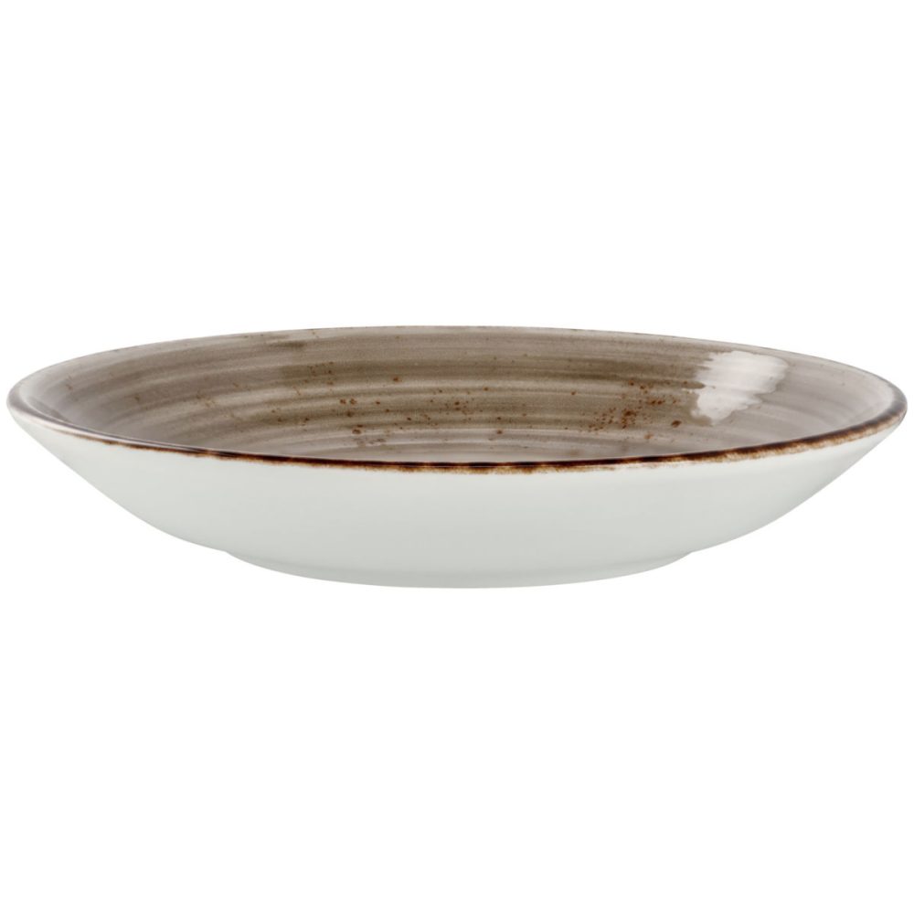 VEGA Teller tief Nebro; 900 ml, 25.2x4.3 cm (ØxH); grau; rund; 6 Stück / Pack