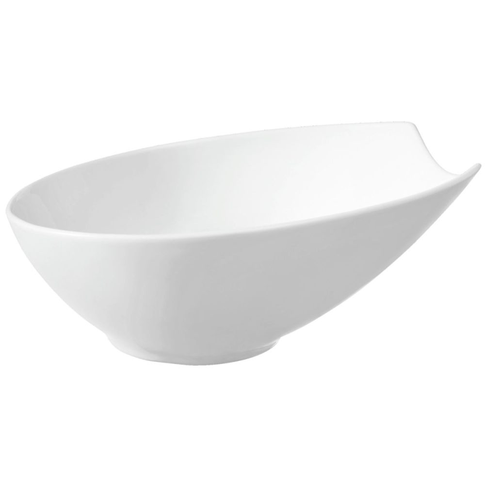 VEGA Schale Contrast oval; 470 ml, 17x15x8.2 cm (LxBxH); weiss; oval; 4 Stück / Pack