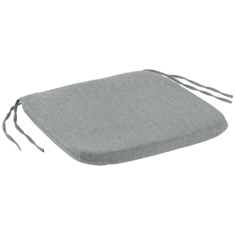 VEGA Sitzkissen Lineares ohne Rückenpolster; 42x42x3 cm (BxLxH); anthrazit meliert; 2 Stück / Pack