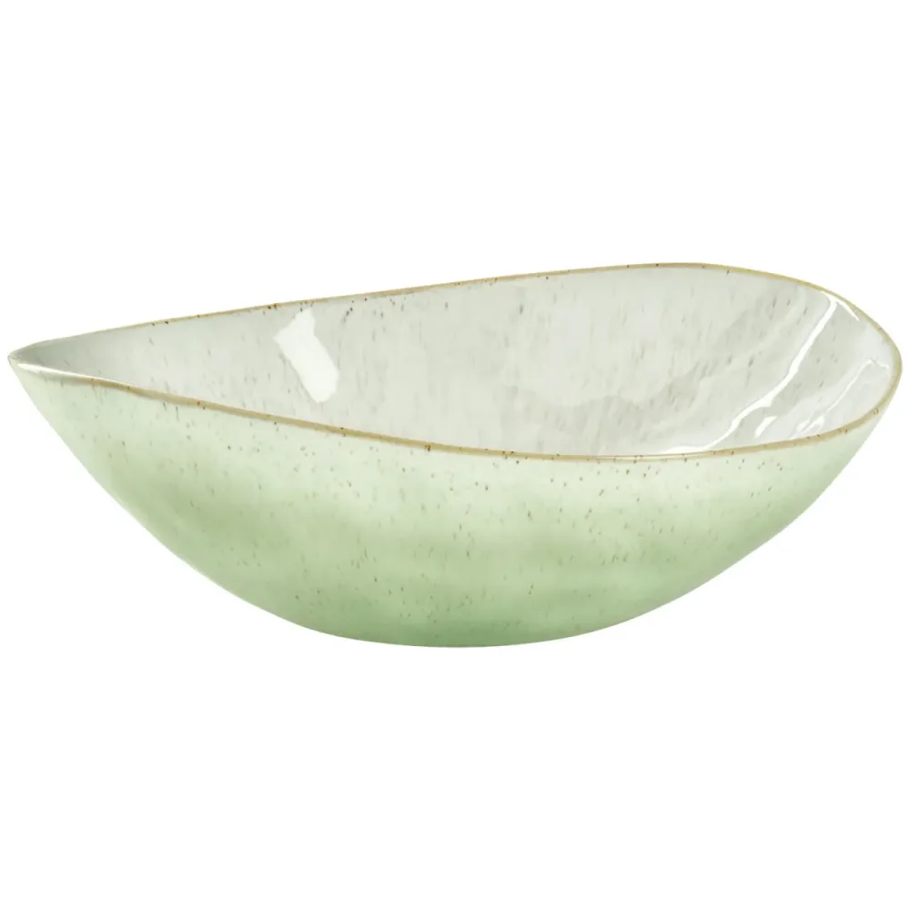 VEGA Schale Cascais organisch oval; 1200 ml, 25x21x6.5 cm (LxBxH); hellgrün; oval; 2 Stück / Pack