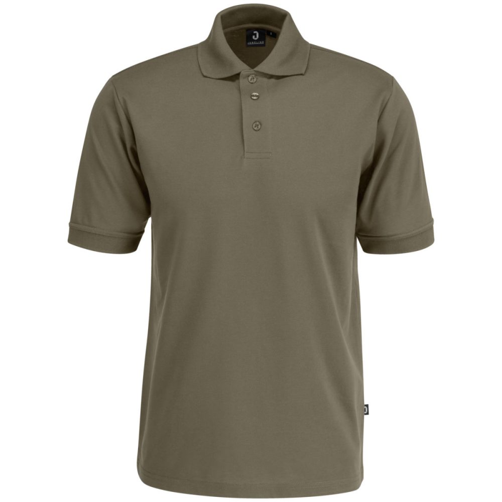 JOBELINE Herren Poloshirt Fly Kurzarm; Kleidergrösse M; taupe