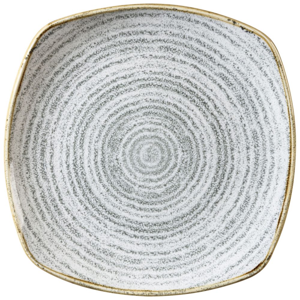 Churchill Teller Studio Prints Stone Grey quadratisch; 25.2 cm (B); hellgrau/braun; quadratisch; 12 Stück / Pack