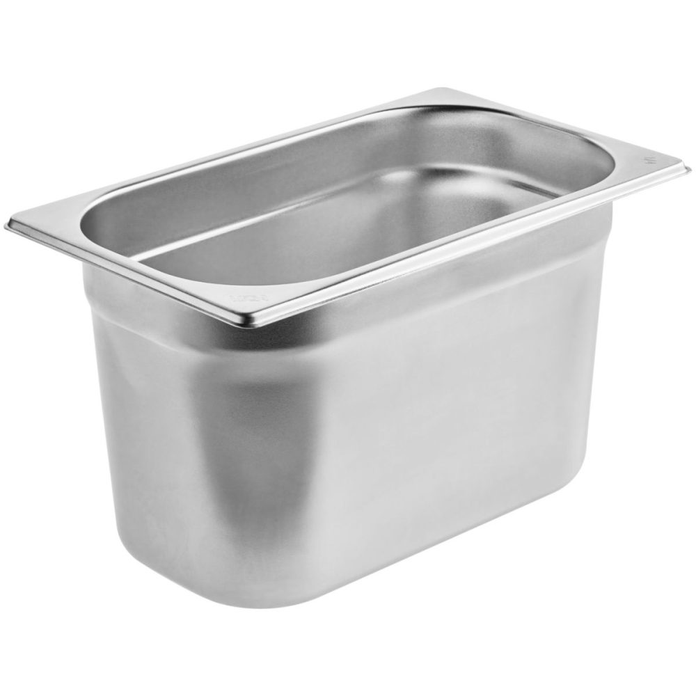 VEGA GN-Behälter Premium  1/4; GN 1/4, 4500 ml, 26.5x16.2x20 cm (LxBxT); silber