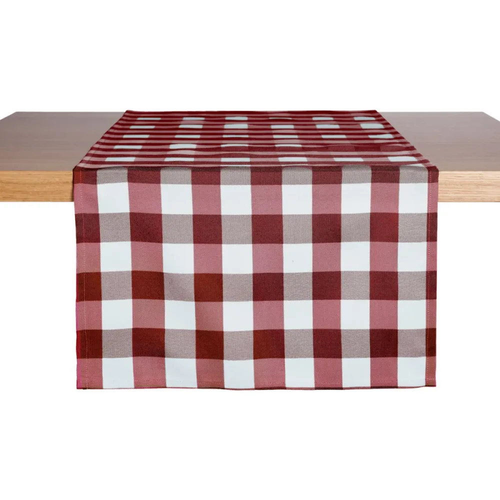 ERWIN M. Tischläufer Countryline; 40x130 cm (BxL); burgund; rechteckig; 2 Stück / Pack