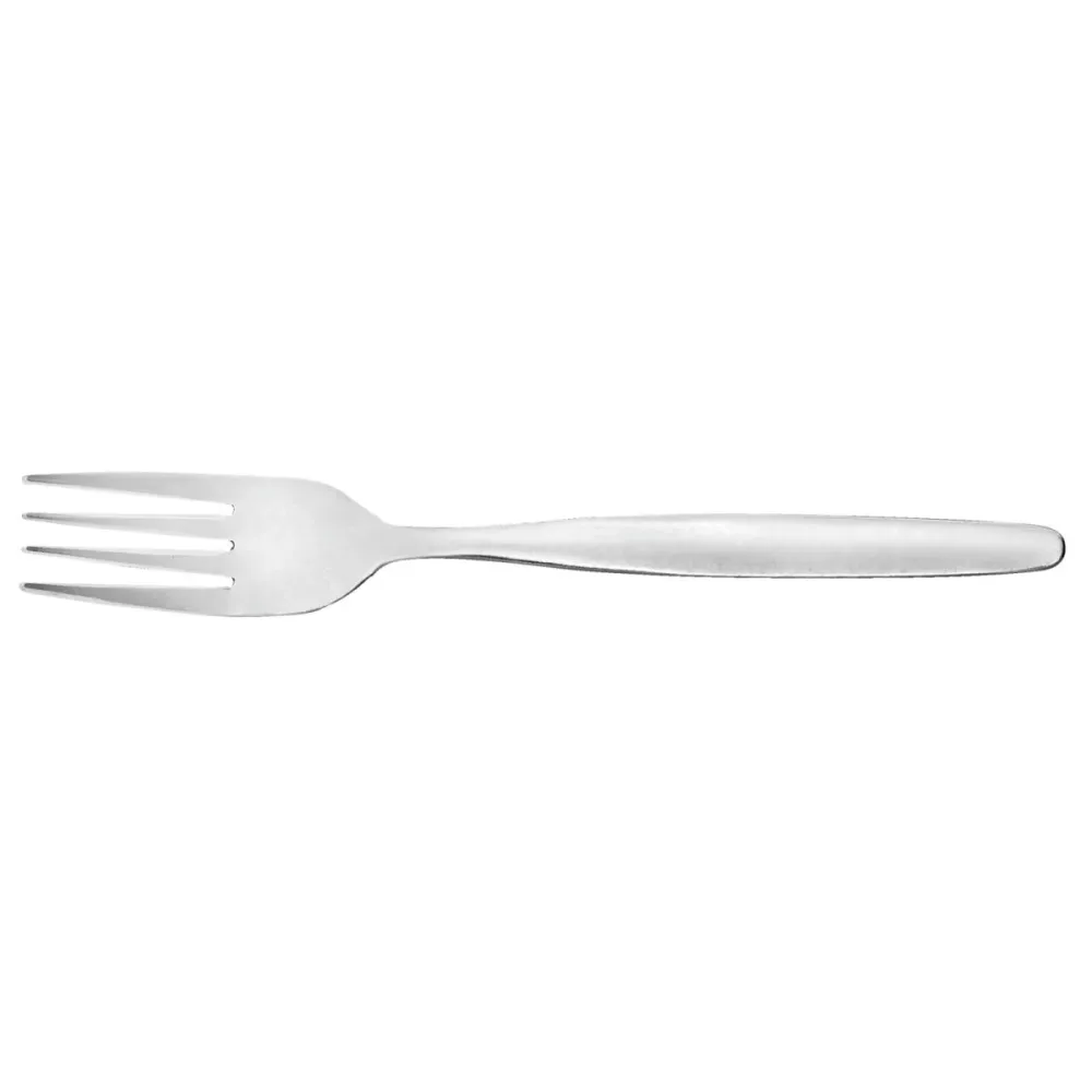 PULSIVA Menügabel Basic; 18 cm (L); silber, Griff silber; 12 Stück / Pack