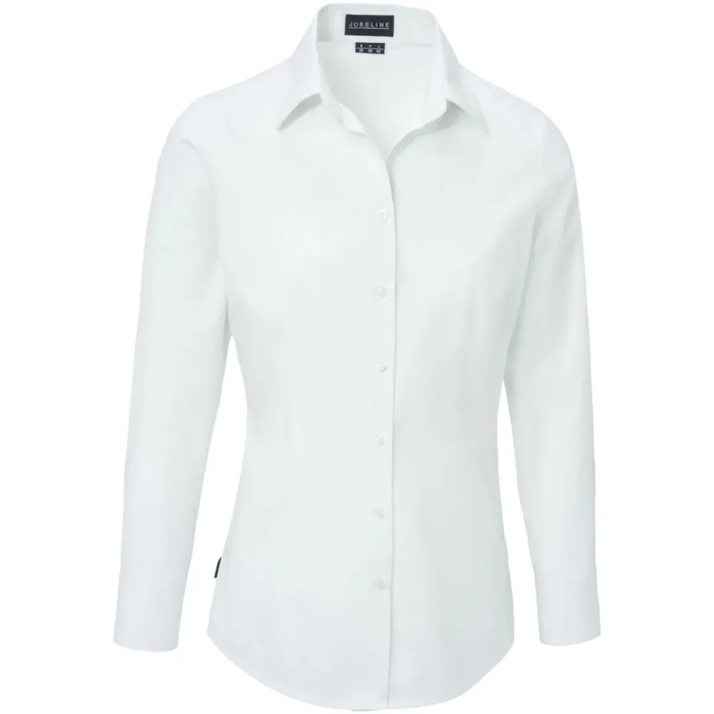 JOBELINE Damenbluse Delano Langarm; Kleidergrösse 48; weiss