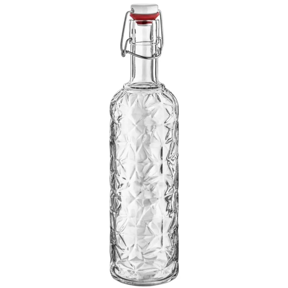 Bormioli Rocco Bügelverschlussflasche Oriente; 1050 ml, 8.5x32 cm (ØxH); transparent; 6 Stück / Pack