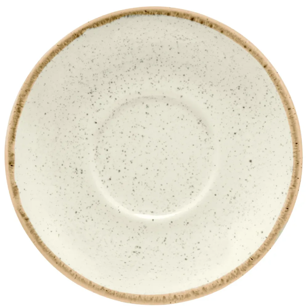 VEGA Kaffee-Untertasse Sidina; 16 cm (Ø); beige; rund; 6 Stück / Pack