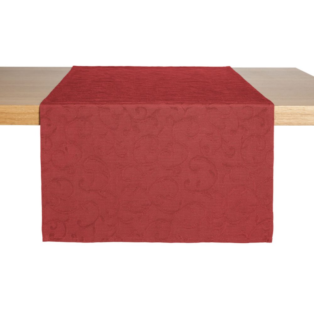ERWIN M. Tischläufer Biella; 40x130 cm (BxL); burgund; rechteckig