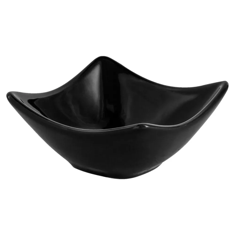 VEGA Mini-Schälchen Saxo; 50 ml, 7.5x7.5x3.5 cm (LxBxH); schwarz; 12 Stück / Pack