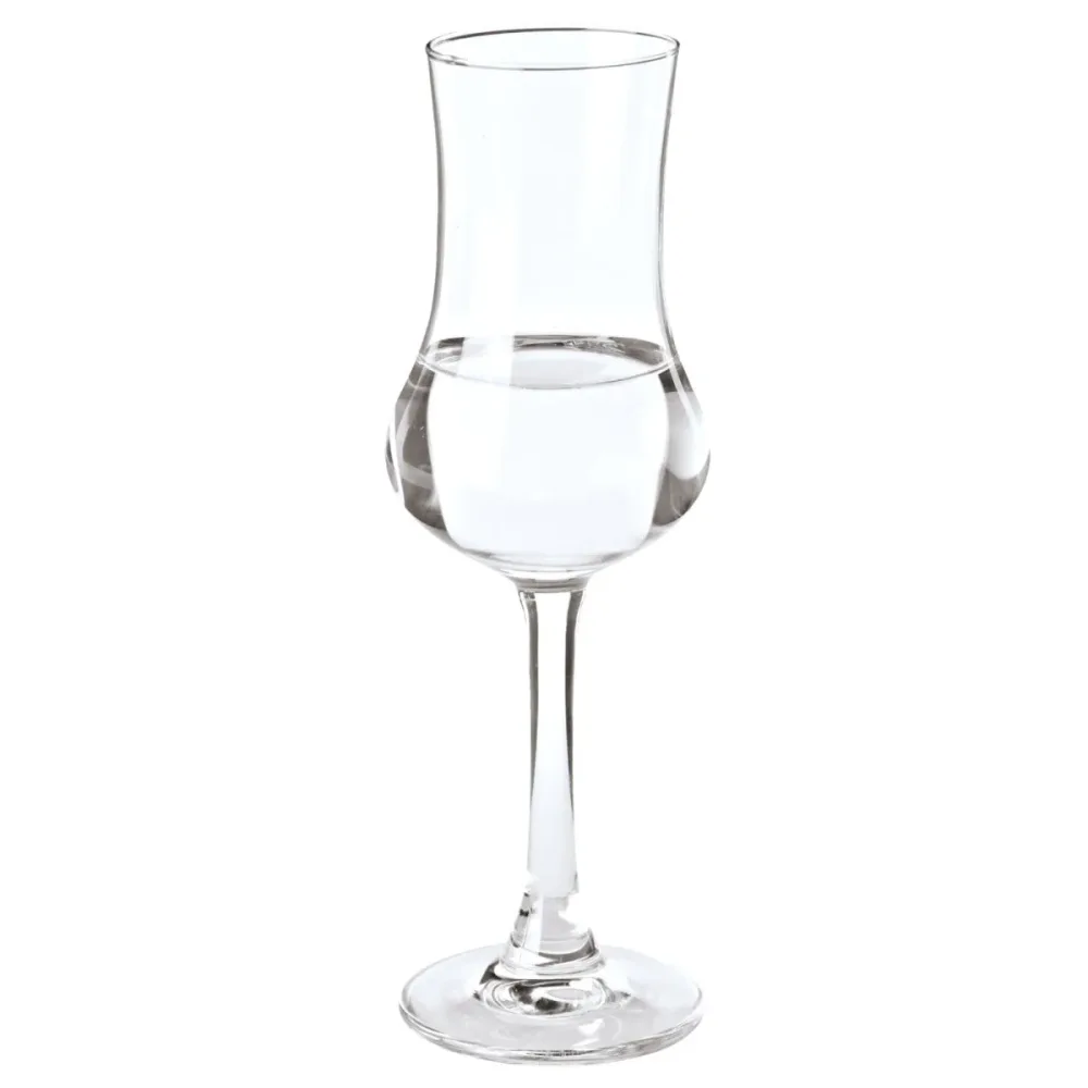 royal leerdam Grappaglas Caldera mit Eichstrich; 90 ml, 5.1x16 cm (ØxH); transparent; 2 cl & 4 cl Eichstrich, 6 Stück / Pack