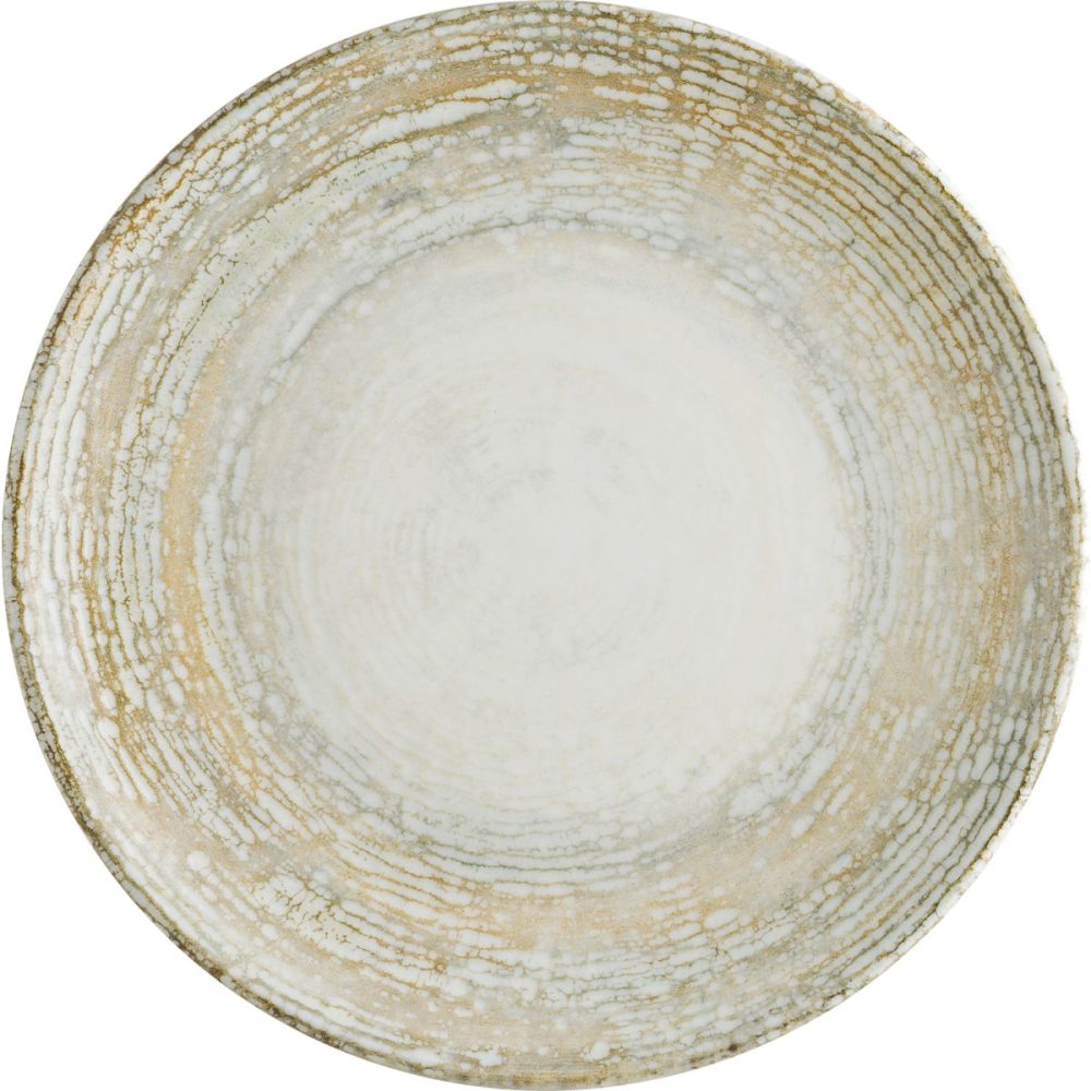 Bonna Teller flach Patera; 21 cm (Ø); weiss/beige; rund; 12 Stück / Pack