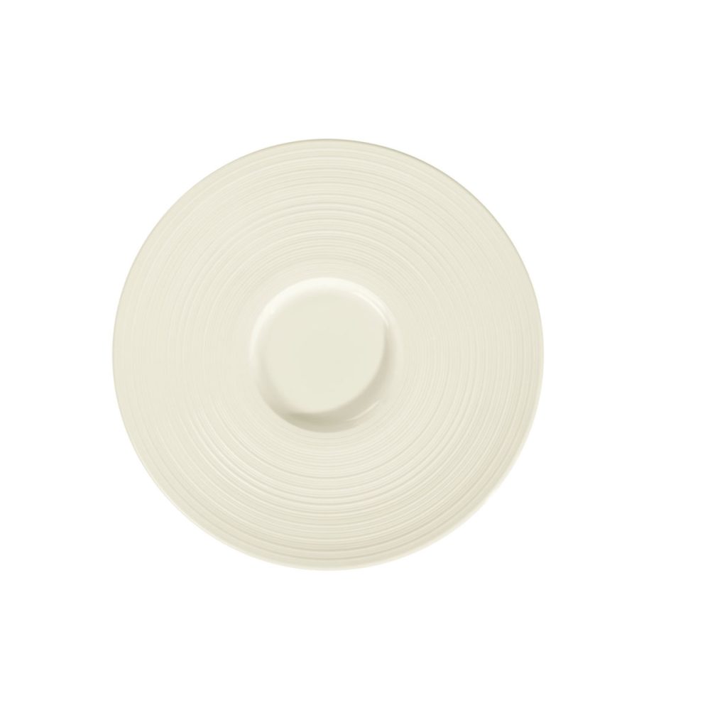 VEGA Teller flach Skyline mit breiter Fahne; 31 cm (Ø); cremeweiss; rund; 6 Stück / Pack