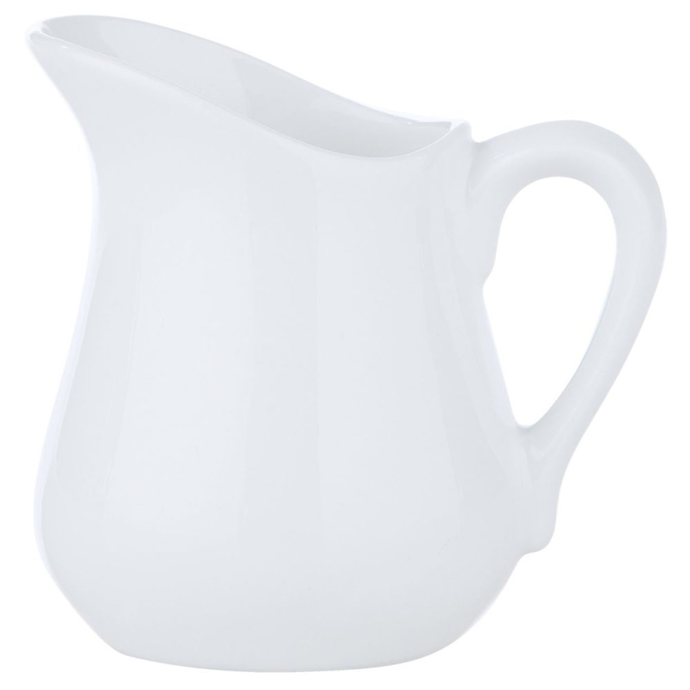 PULSIVA Milchkännchen Cap; 100 ml, 8.2x8 cm (ØxH); weiss; 6 Stück / Pack