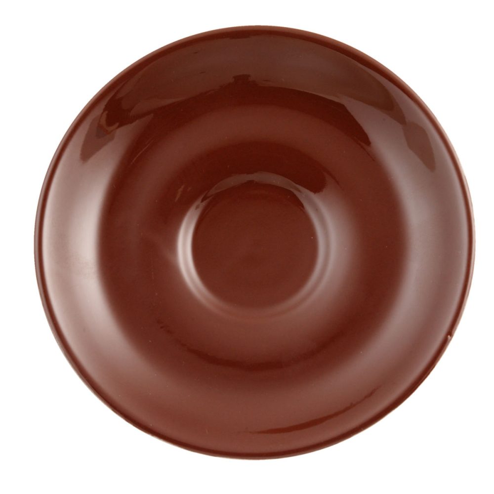 PULSIVA Espresso-Untertasse Joy 2.0; 12.5 cm (Ø); braun; rund; 6 Stück / Pack