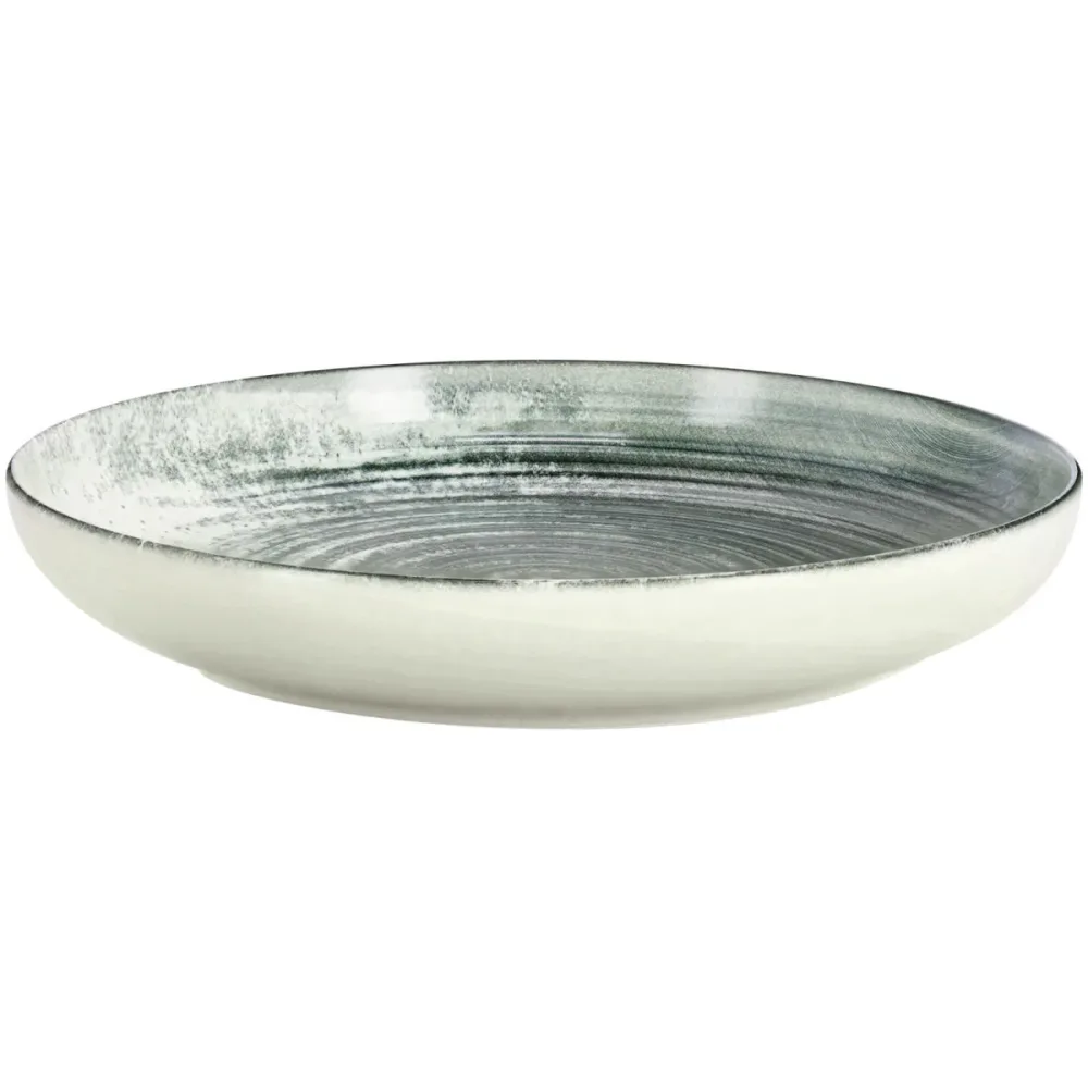VEGA Teller tief Etana; 1200 ml, 26x4.5 cm (ØxH); weiss/anthrazit; rund; 4 Stück / Pack