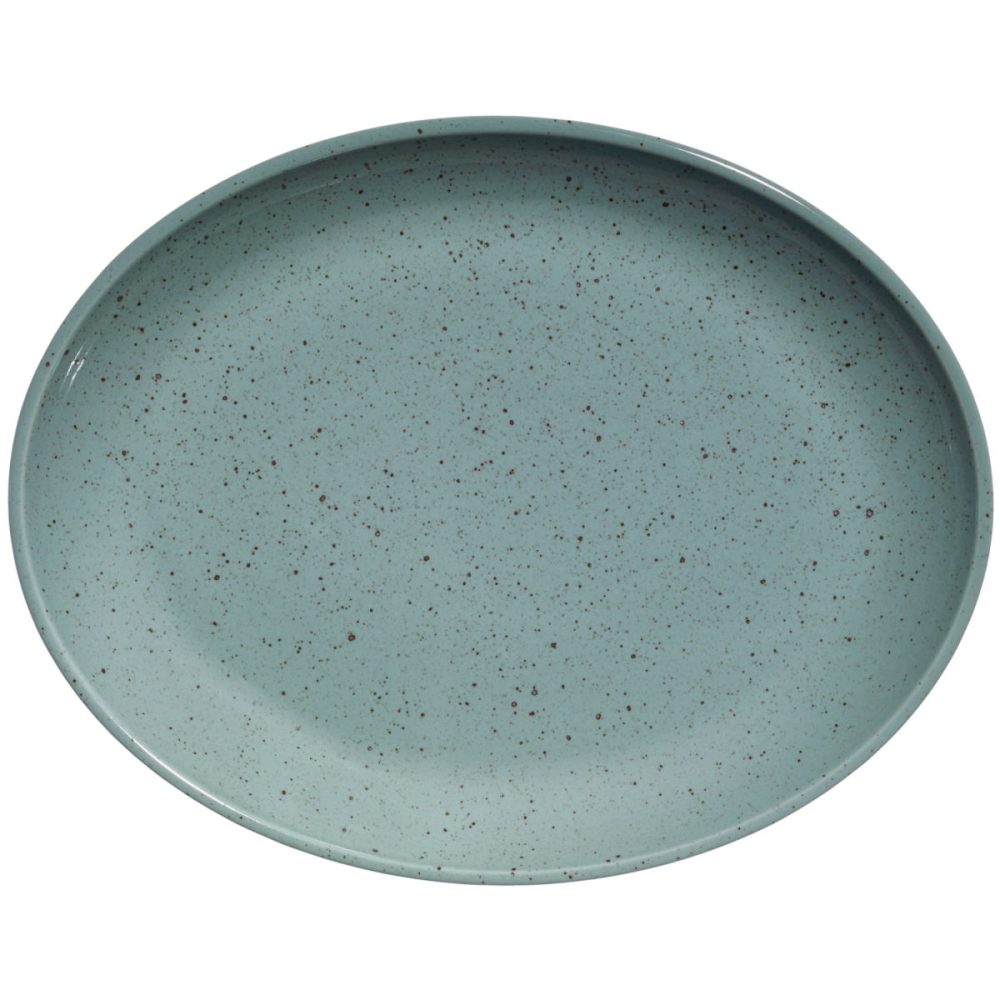 VEGA Platte Alessia oval; 32.5x25.5x3.5 cm (LxBxH); türkis; oval; 3 Stück / Pack