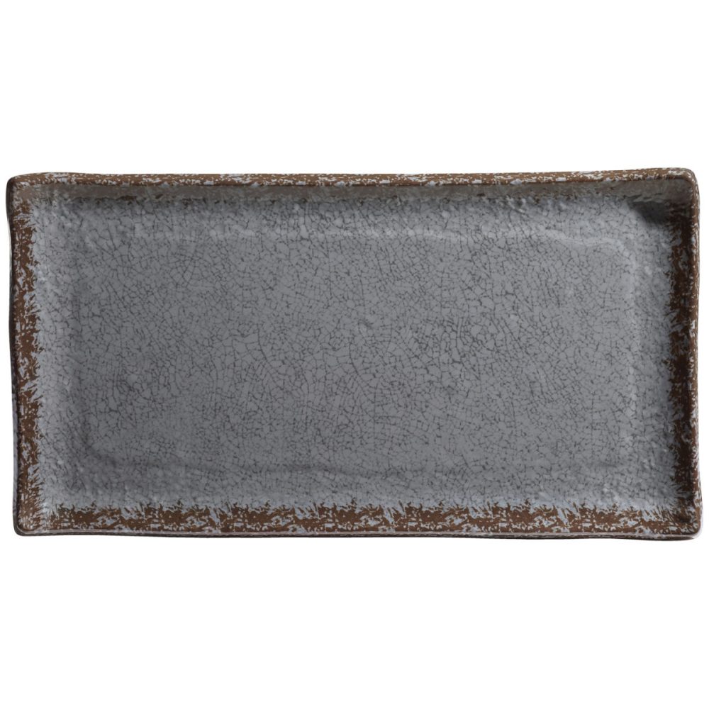 VEGA Platte Portage mit Rand; GN 1/3, 32.5x17.6x2 cm (LxBxH); grau; 6 Stück / Pack
