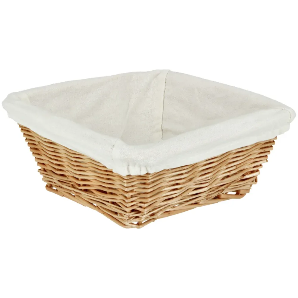 PULSIVA Tischkorb Alegra quadratisch; 19x19x8 cm (LxBxH); natur; quadratisch