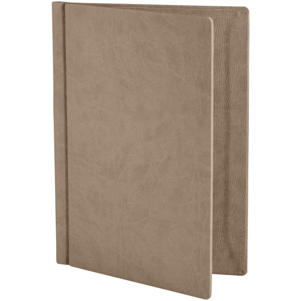 VEGA Klemmbinder Perron ohne Prägung A4; DIN A4, 22.5x30.5 cm (BxH); taupe
