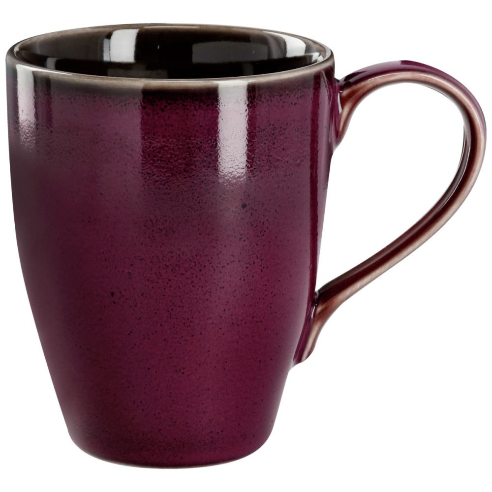 VEGA Becher Oriento; 300 ml, 8.5x10.5 cm (ØxH); aubergine; rund; 6 Stück / Pack