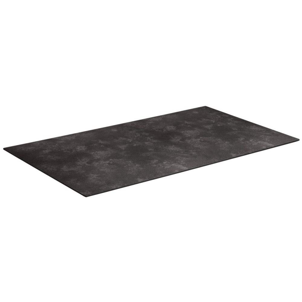 VEGA Outdoor Tischplatte Lift rechteckig; 130x80 cm (LxB); graphit; rechteckig