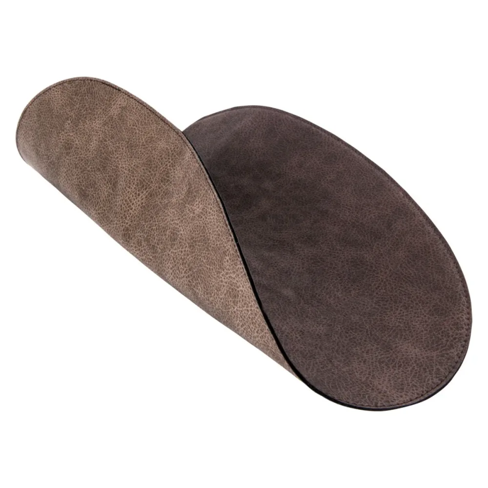 ERWIN M. Tischset Shana organisch; 30x45 cm (BxL); braun/taupe; oval; 6 Stück / Pack