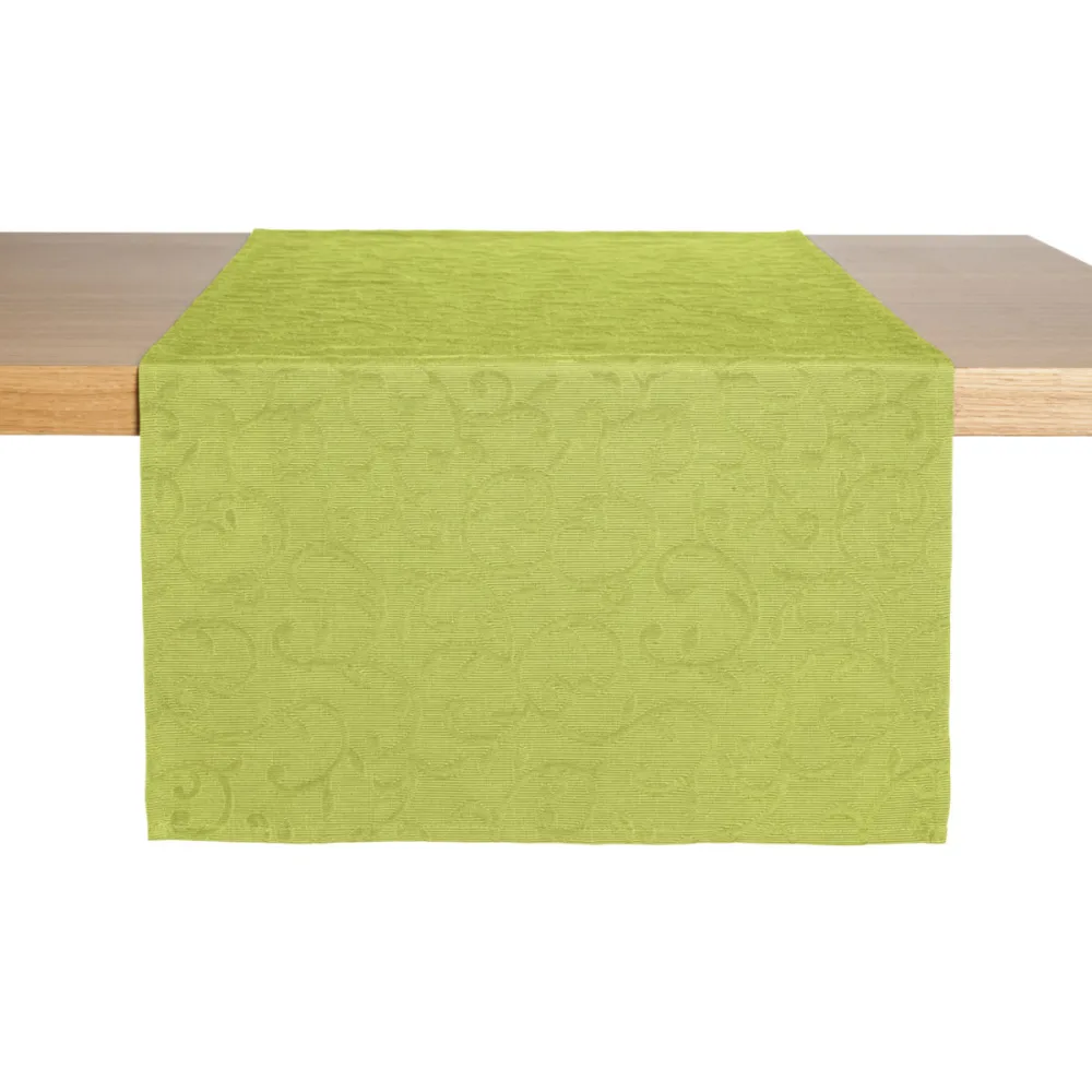 ERWIN M. Tischläufer Biella; 40x170 cm (BxL); kiwi; rechteckig
