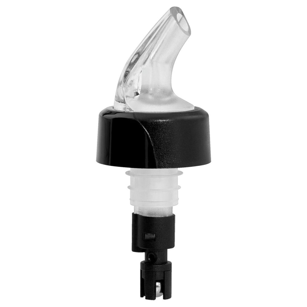 Fuchs Gastronomiebedarf Dosierausgiesser 3 cl; 10 cm (L); schwarz; 2 Stück / Pack