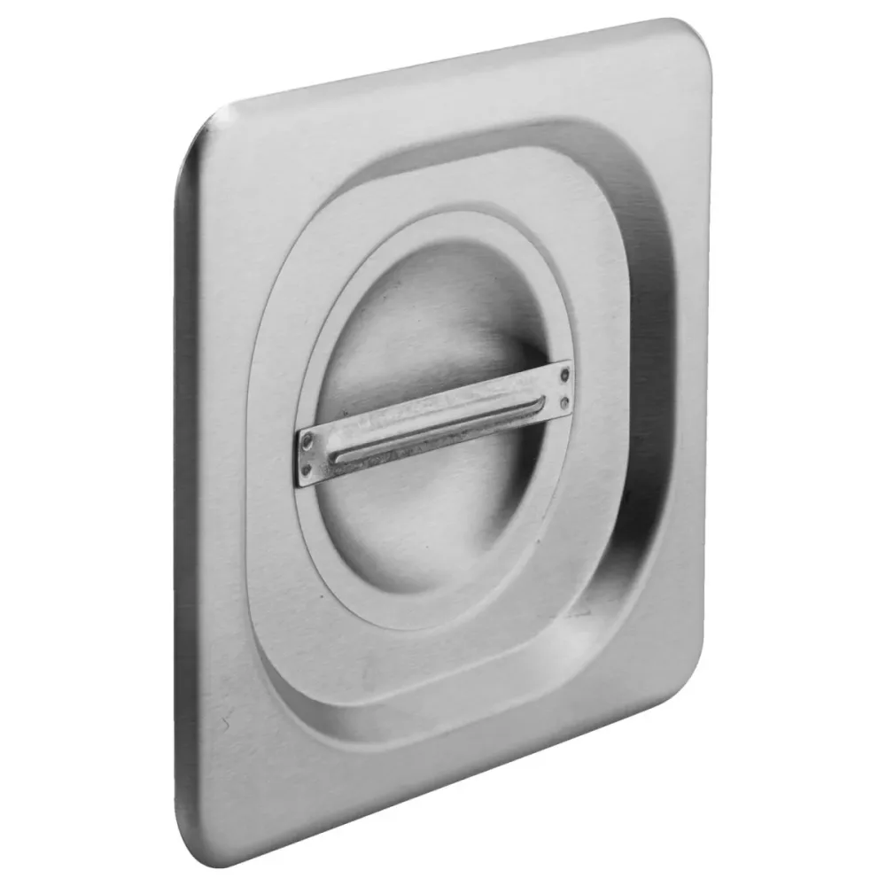 PULSIVA GN-Deckel 1/6 Profi; GN 1/6, 17.6x16.2 cm (LxB); edelstahl