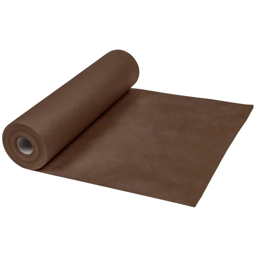 GARCIA DE POU Tischläufer Spuno; 40x120 cm (BxL); braun