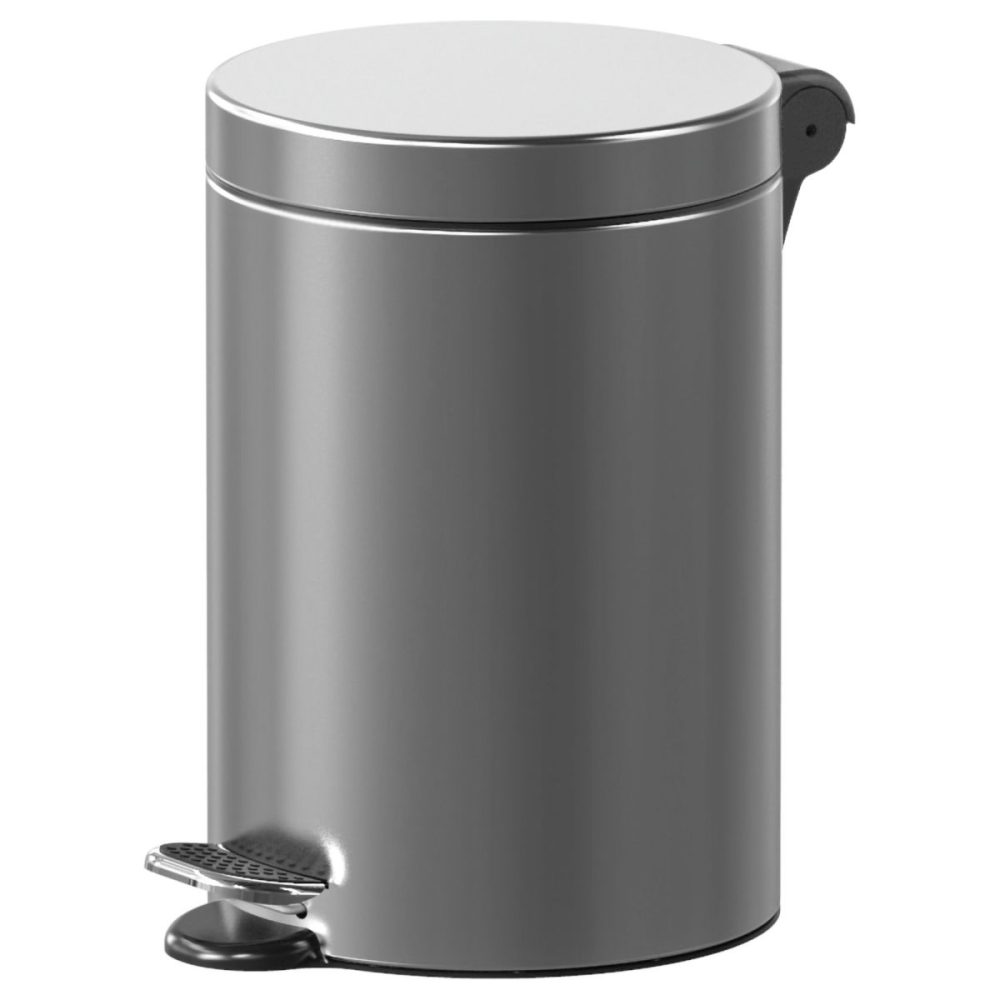 PULSIVA Hotel Kosmetikeimer Topas matt; 3000 ml, 17x26 cm (ØxH); silber