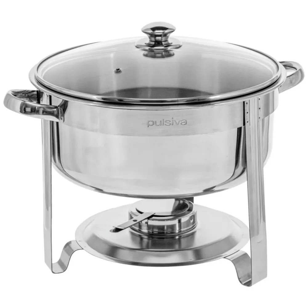 PULSIVA Chafing-Dish Rendere; 7500 ml, 42x43x33 cm (BxTxH); silber