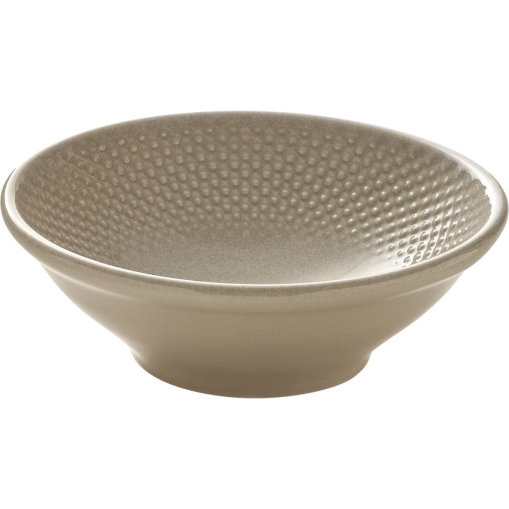 HEART&SOUL Schüssel Pine Relief rund; 500 ml, 16x5.5 cm (ØxH); beige; 6 Stück / Pack